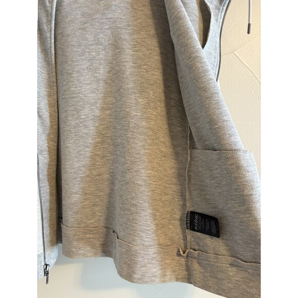 KUHL Arva Hoodie Long Sleeve Sweatshirt Asymmetrical Zipper‎ & Pockets Grey SZ S - Picture 11 of 14